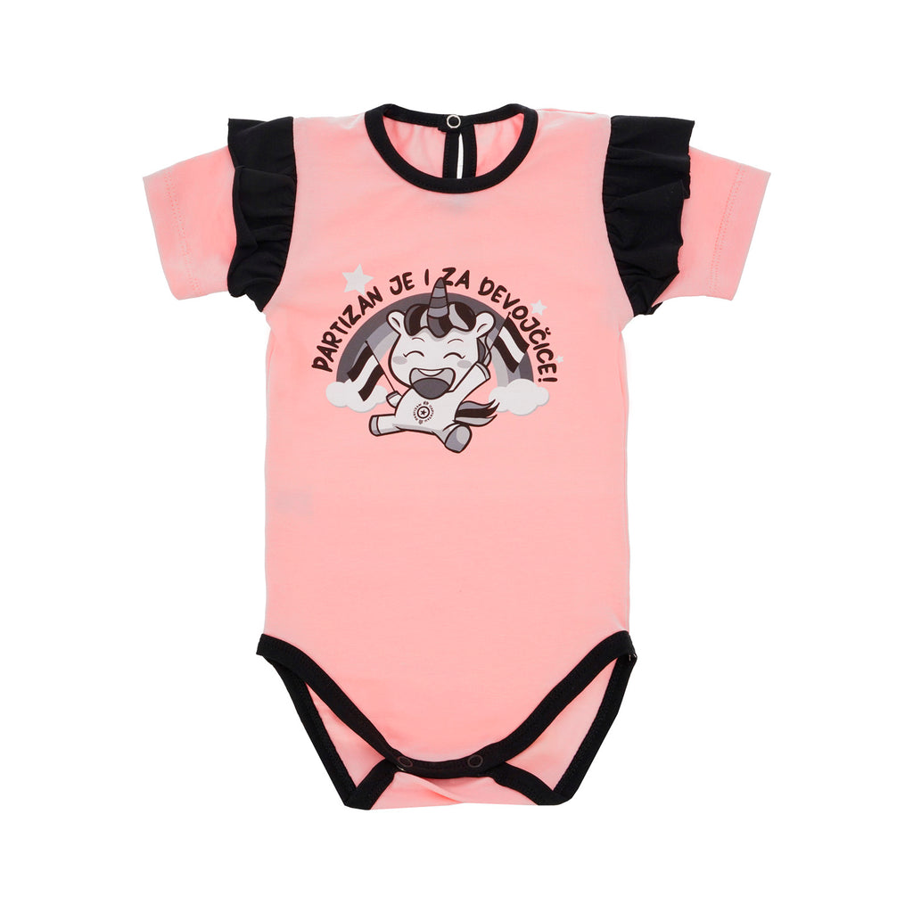 Baby body "And for girls", pink