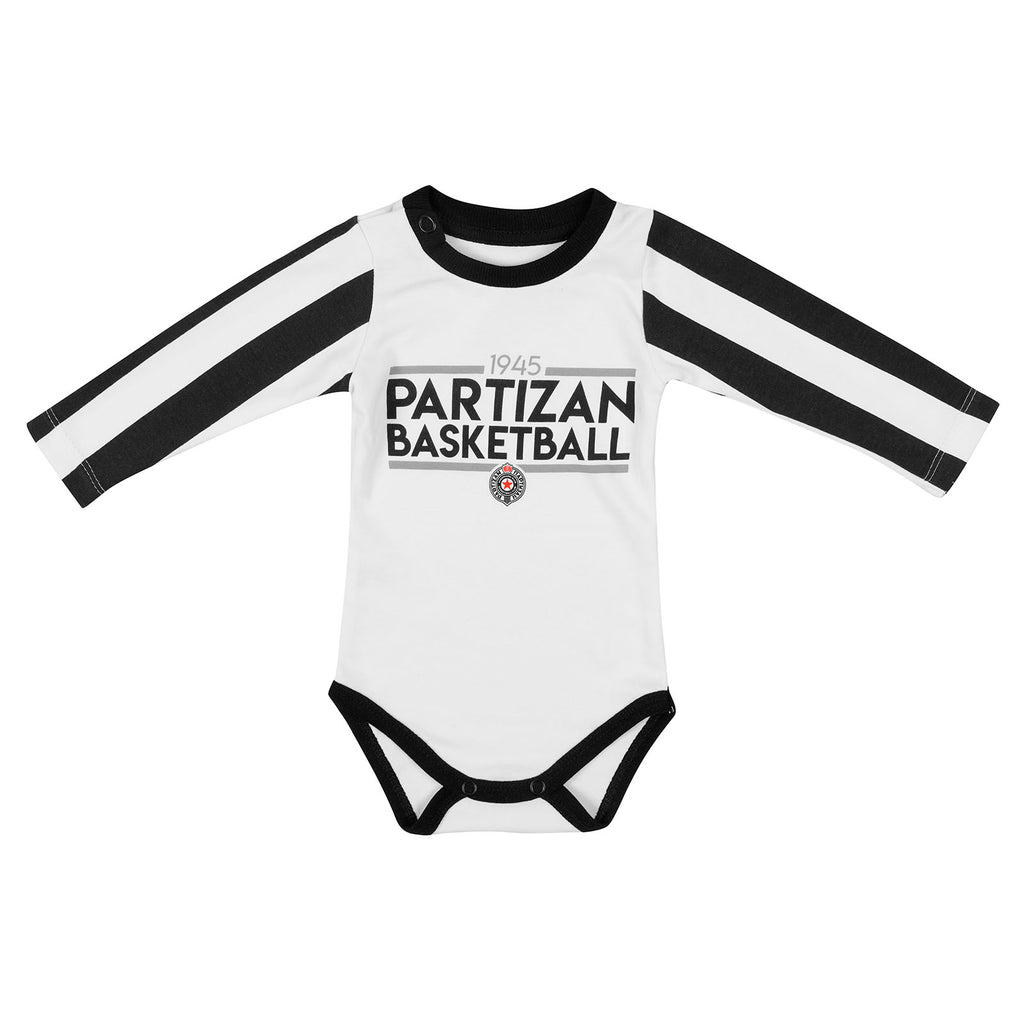 Baby body "Partizan basketball", white