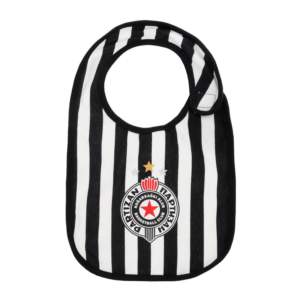 "Crest of the KKP" baby coat, black and white stripes