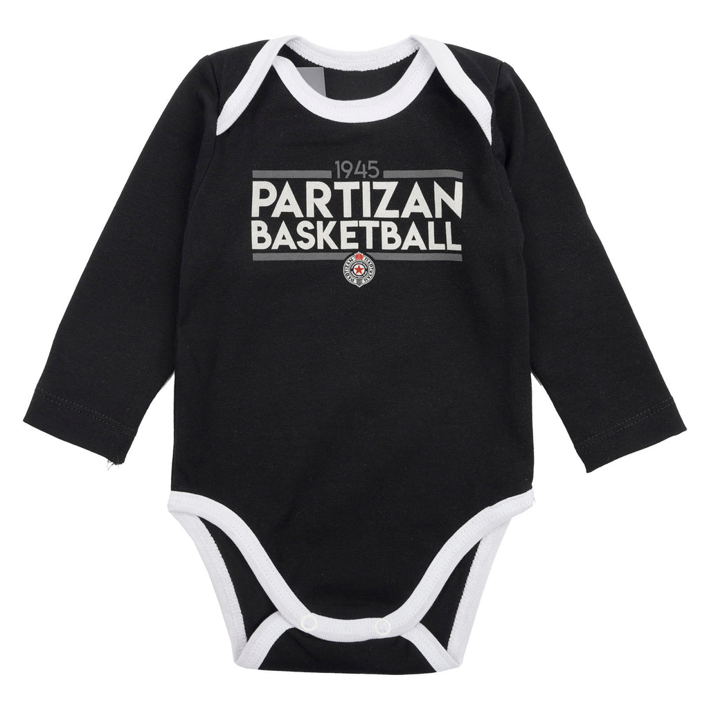 Bebi bodi "Partizan basketball", crni