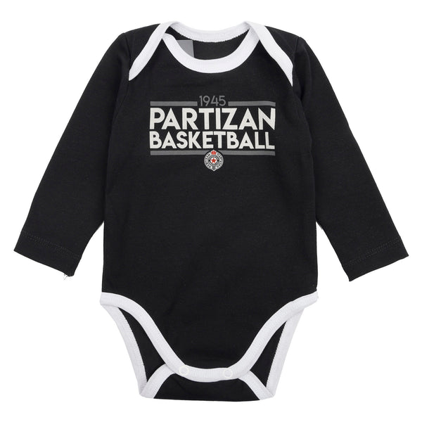 Bebi bodi "Partizan basketball", crni