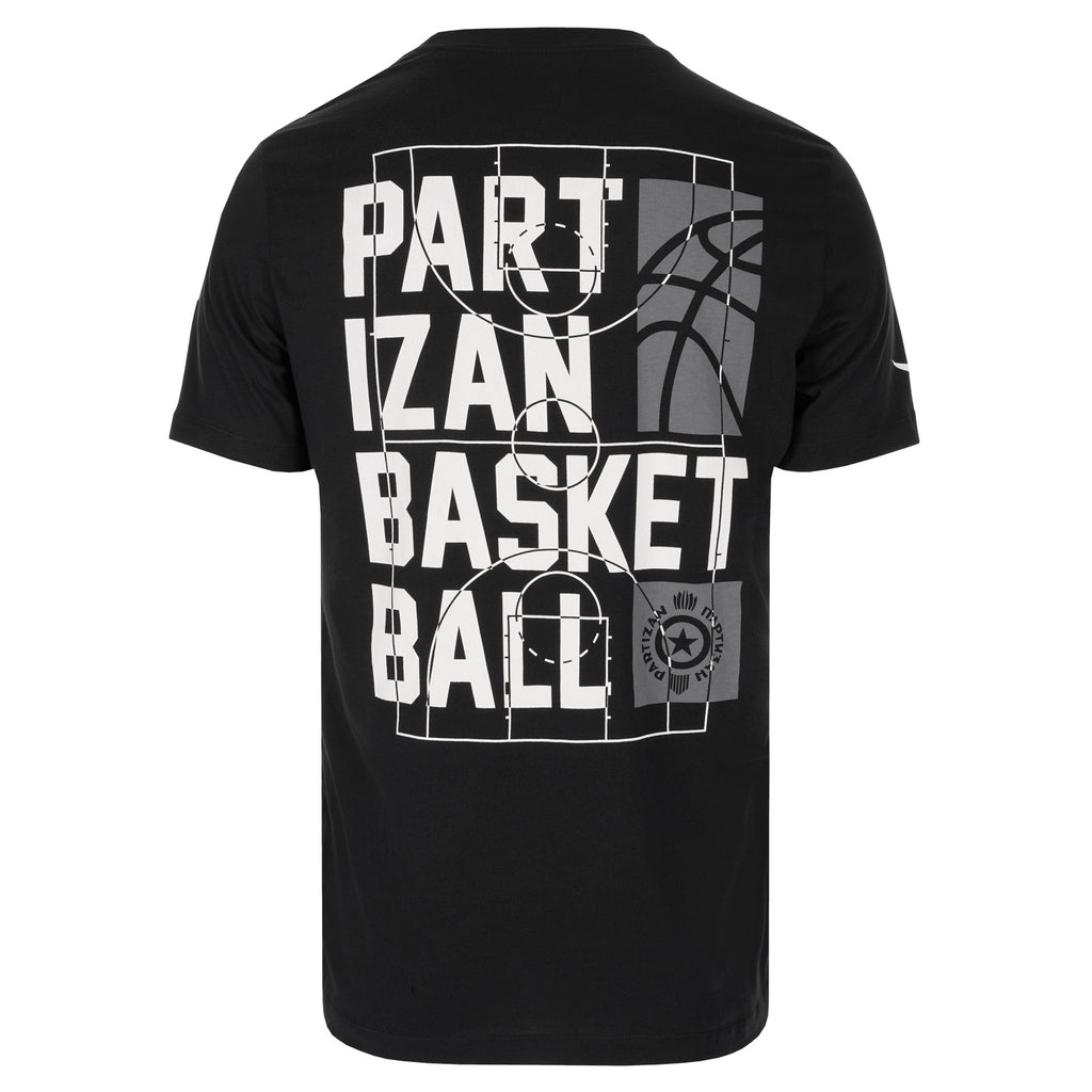 Majica kratkih rukava NIKE "PART-BALL", crna