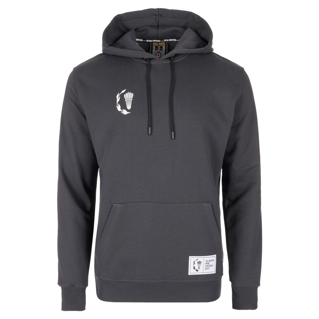 Duks sa kapuljačom "Slavno ime večno živi", sivi