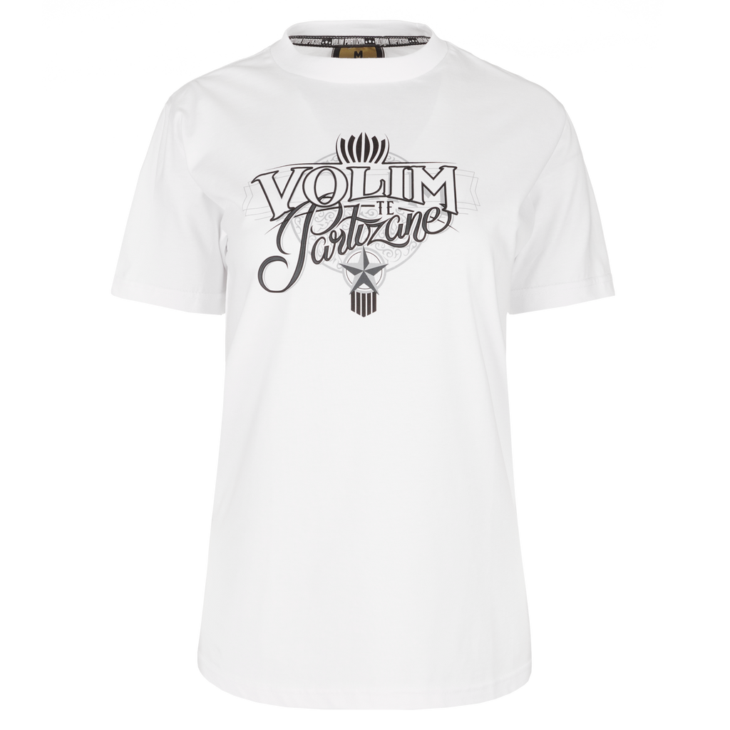 Ženska majica kratkih rukava "Volim te", bela
