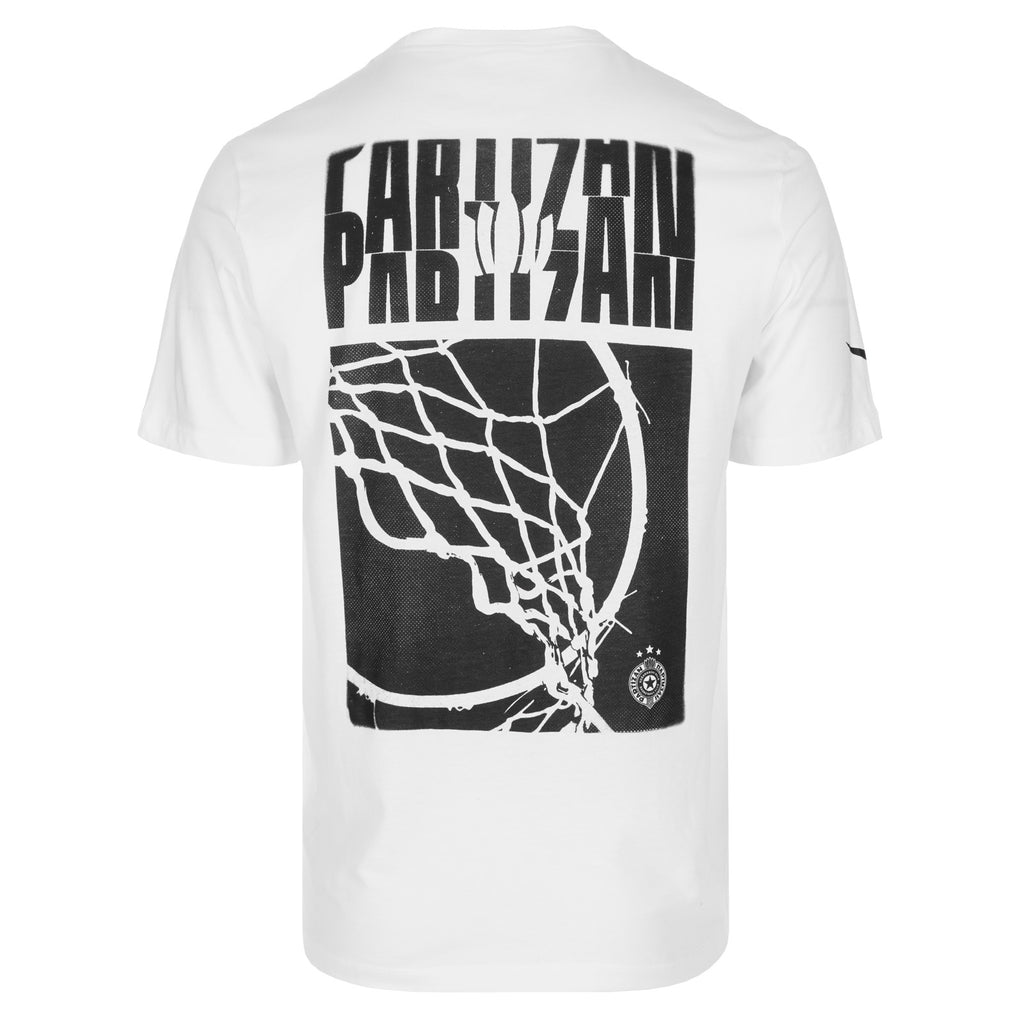 Majica kratkih rukava NIKE "The rim", bela