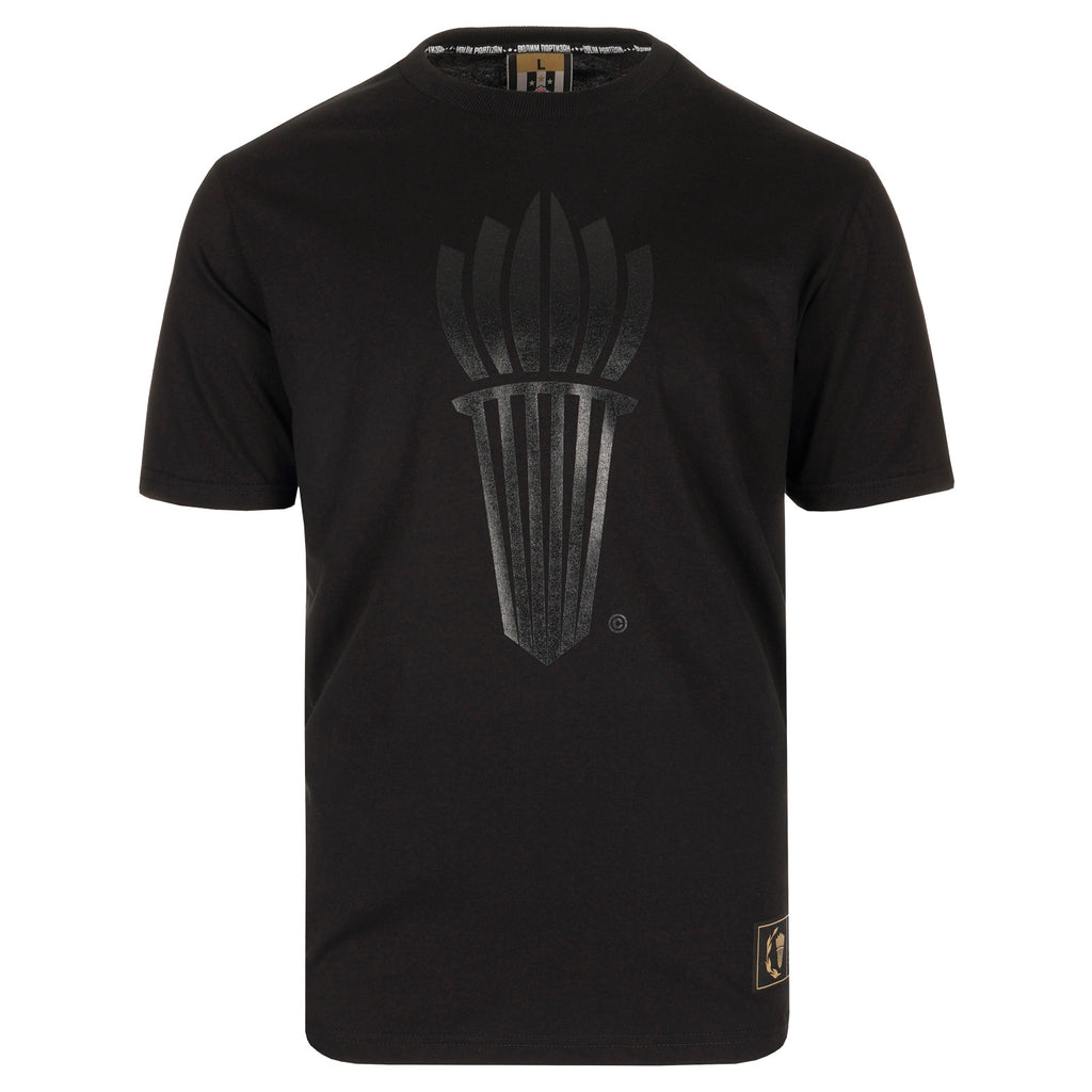 Majica kratkih rukava "Slavno ime večno živi", black on black