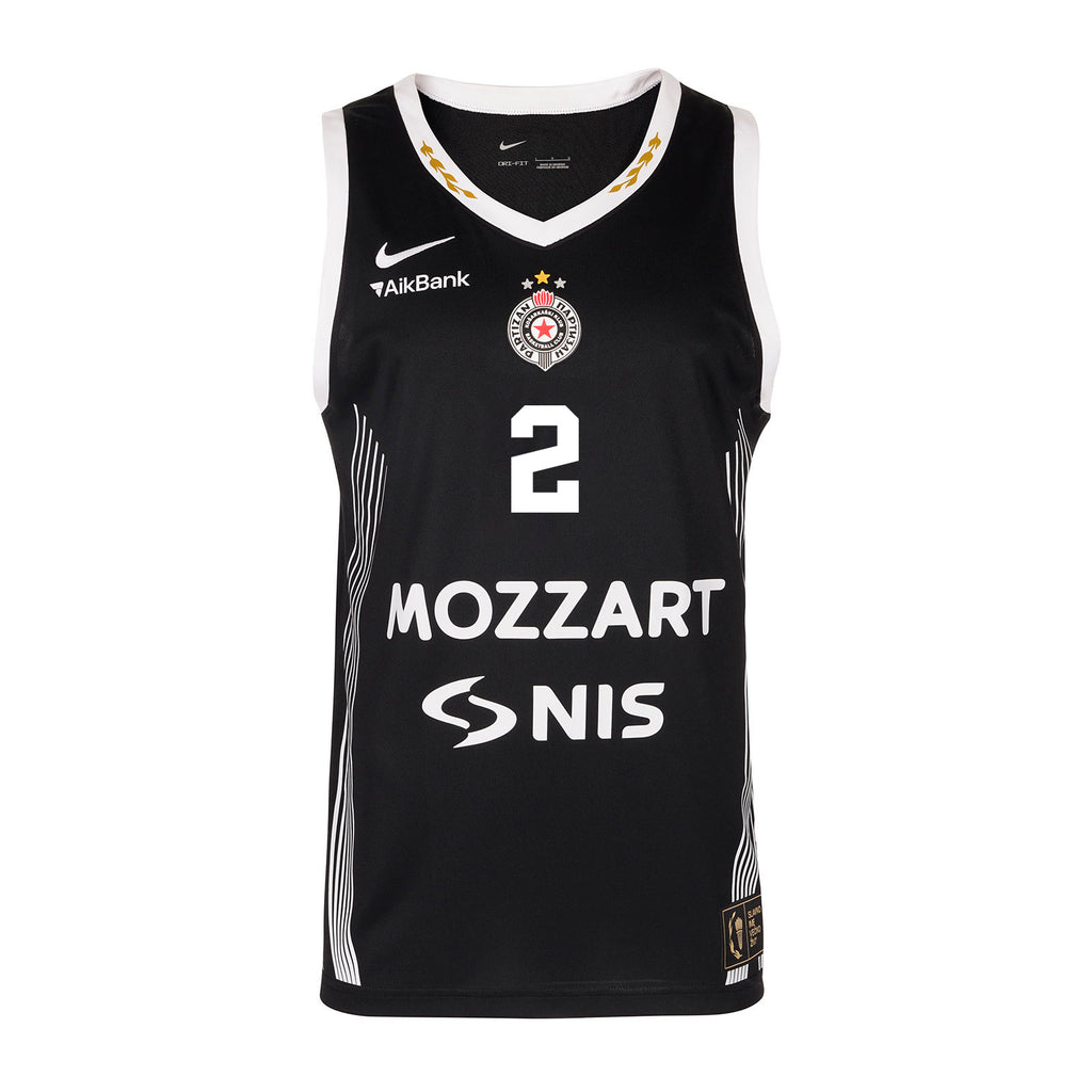 Dres "KK Partizan 2025/26" MILTON, crni