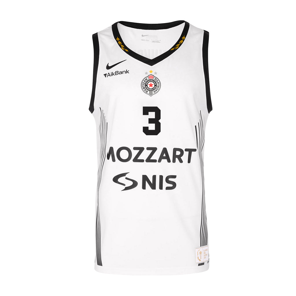 Dečiji dres "KK Partizan 2025/26" MUURINEN, beli