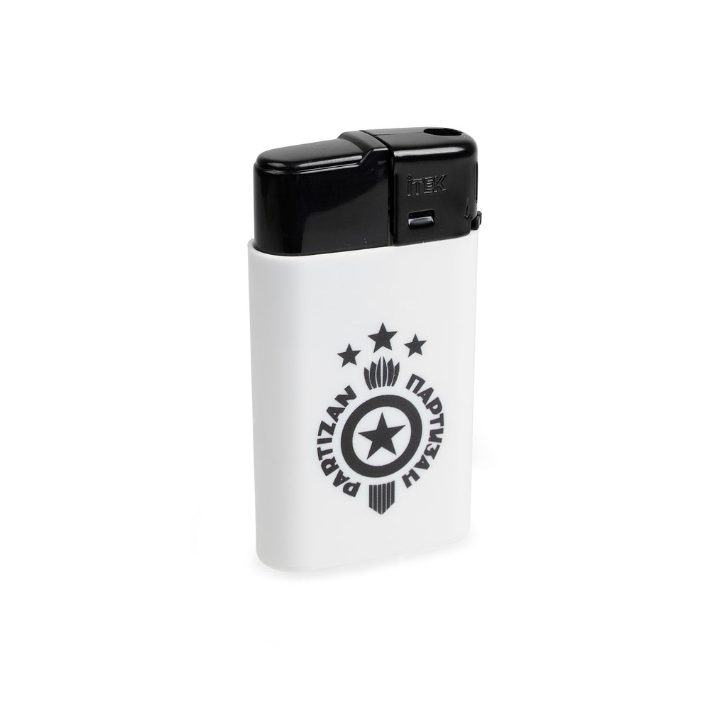 Plastic lighter "Crest of KKP style", white