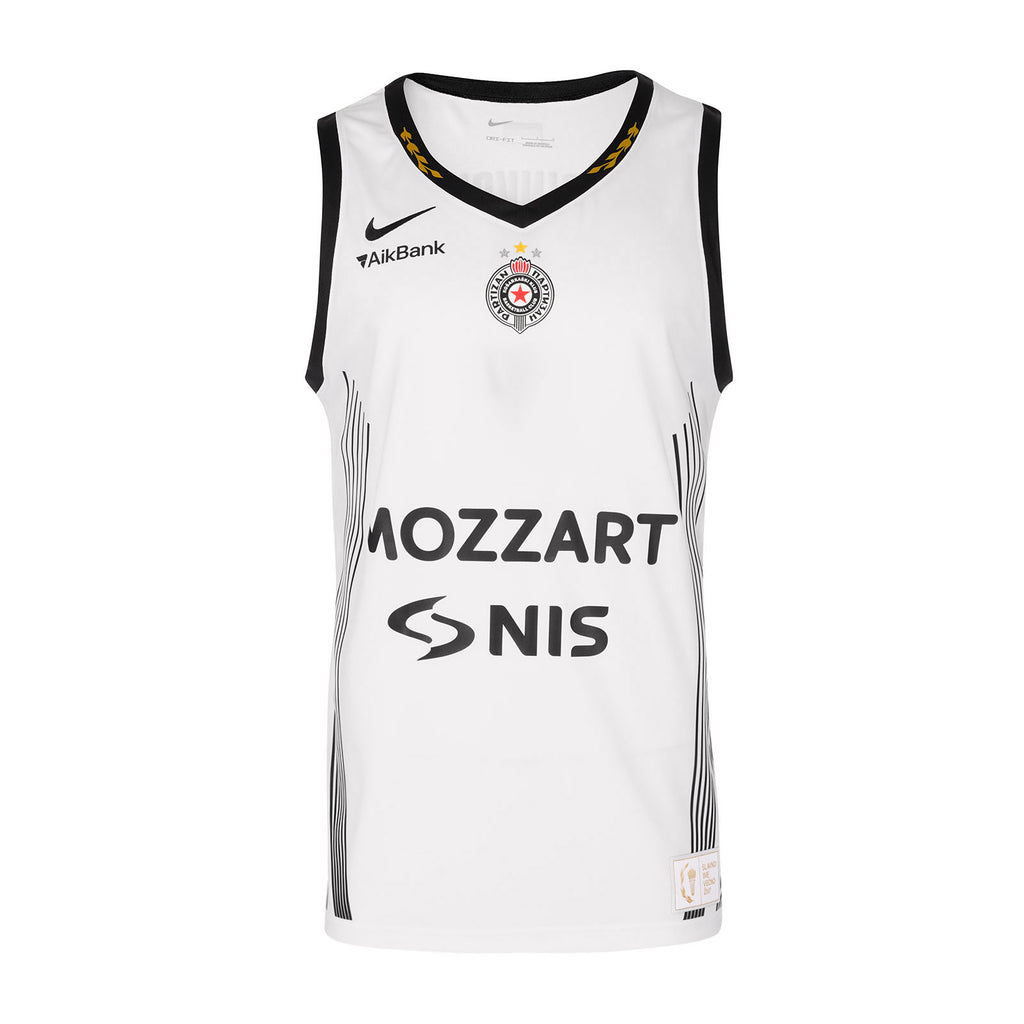 Dečiji dres "KK Partizan 2025/26", beli