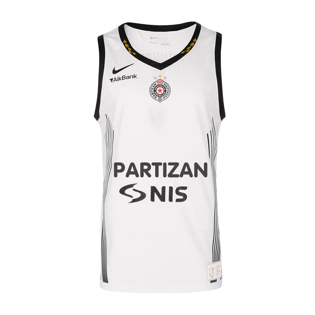 Dečiji dres "KK Partizan 2025/26", beli