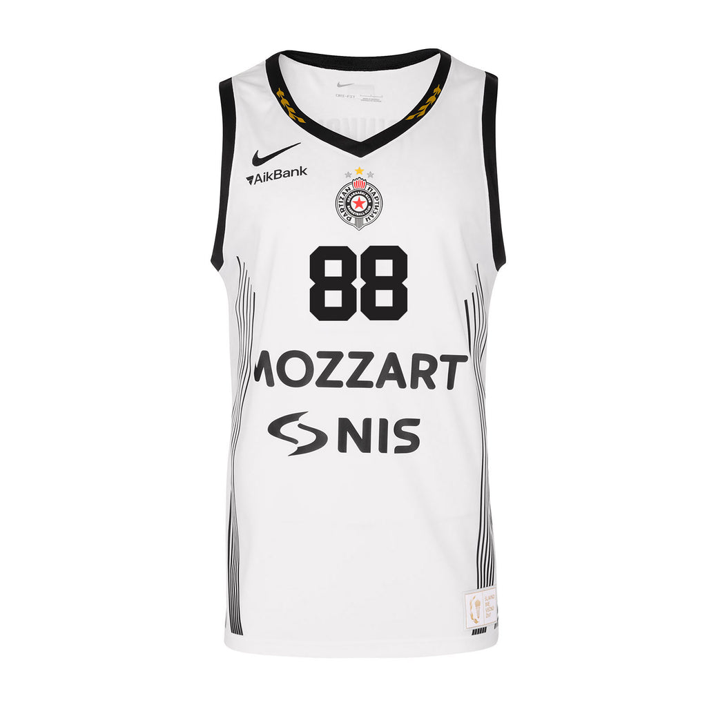 Dečiji dres "KK Partizan 2025/26" T. JONES, beli