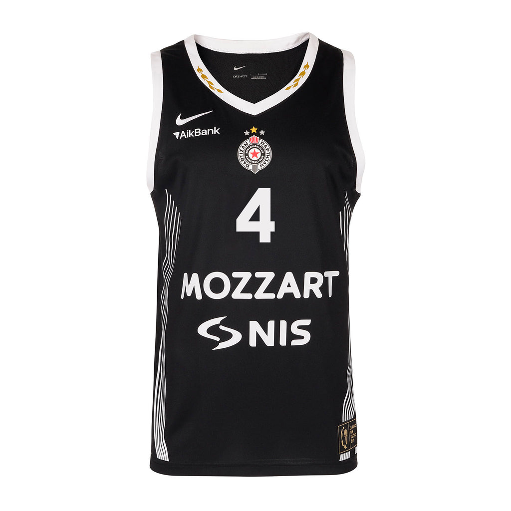 Dečiji dres "KK Partizan 2025/26" WASHINGTON, crni
