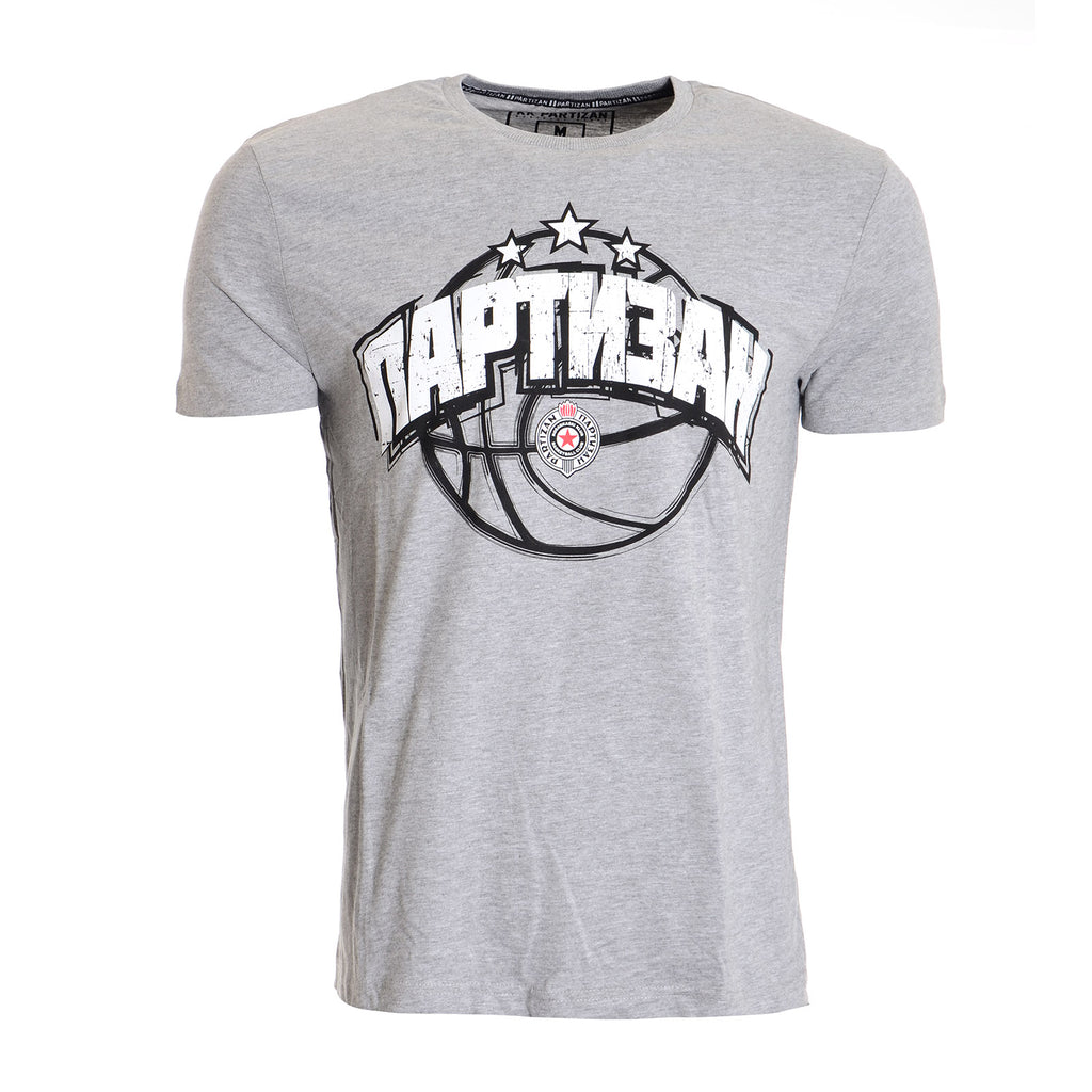 Majica kratkih rukava "Lopta Partizan ćirilica"